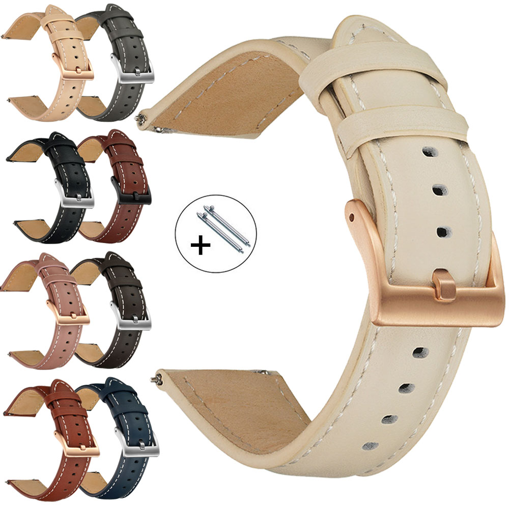 Suede Strap Watch - 14mm 16mm 18mm 20mm 22mm bracelet