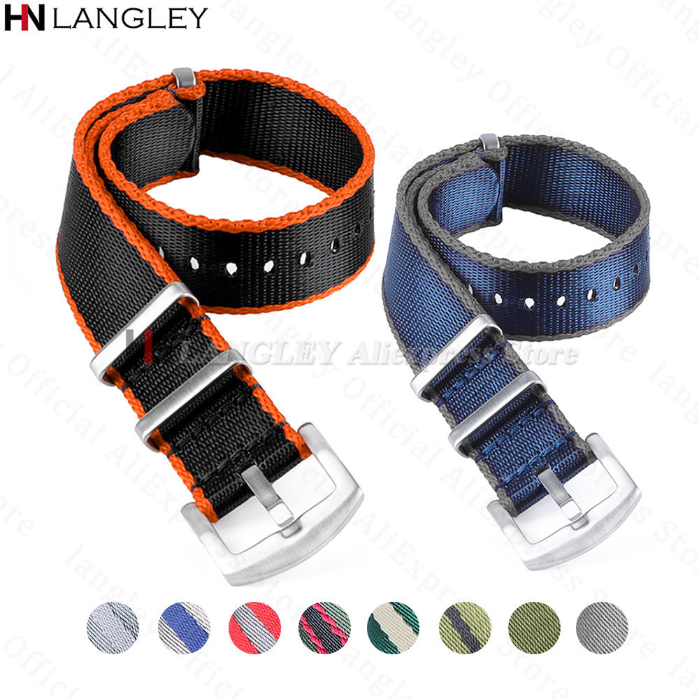 Omega Watch Seamaster - Bracelet en Nylon 18mm 20mm 22mm