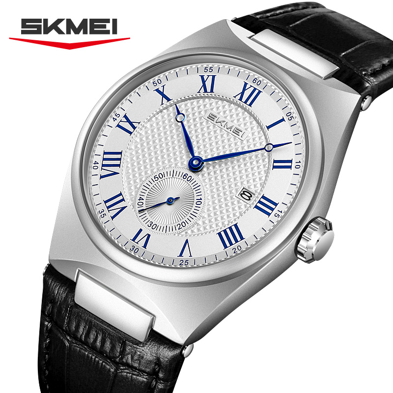 Montre à quartz élégante pour  - Leather Watch Band Men avis et prix